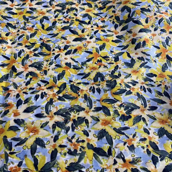 100% Cotton Poplin Oil-Painting Style Printed Fabric — JXL-FB-0588