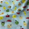 100% Cotton Poplin Fruit Print Fabric — Soft, Breathable & Summer-Ready