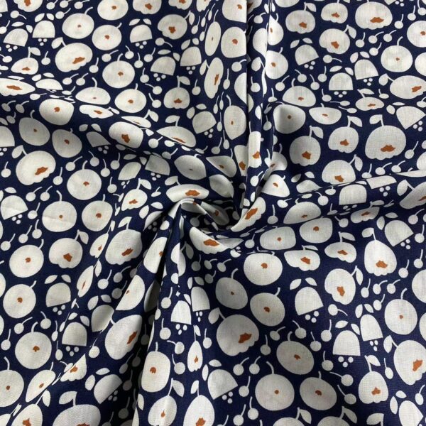 100% Cotton Poplin Micro Floral Print Fabric — Lightweight & Soft for Spring/Summer Tops