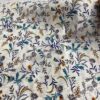 Soft Cotton Poplin Floral Print Fabric — Lightweight Material for Summer Apparel