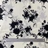 100% Cotton Ink Painting Botanical Printed Fabric — Lightweight Poplin for Apparel