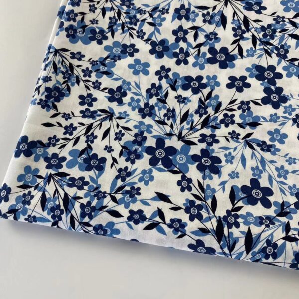 100% Cotton Reactive Printed Poplin Fabric — Smooth, Breathable & Colorfast
