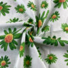 100% Cotton Daisy Print Fabric — Soft & Lightweight for Summer Apparel