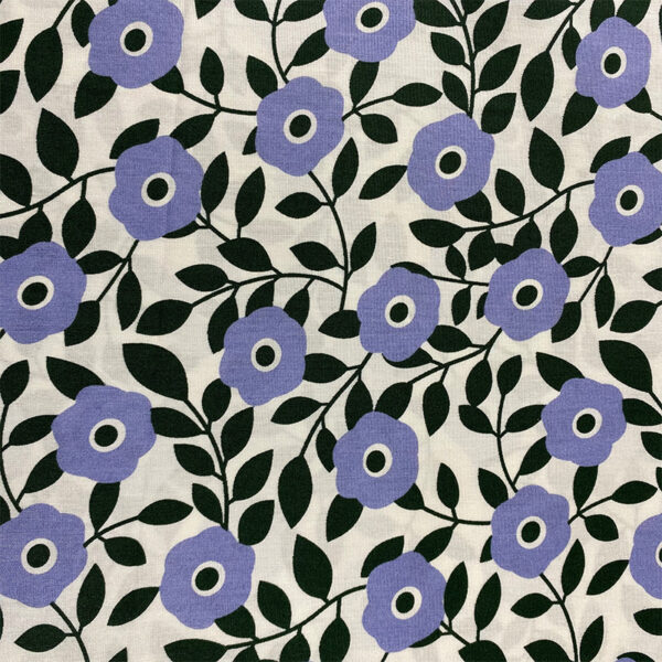 100% Cotton Crinkle Floral Printed Fabric — Soft & Airy for Summer Wear