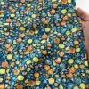 40s Pure Cotton Poplin Printed Fabric – Small Floral Pattern for Shirts, Bags & DIY Projects