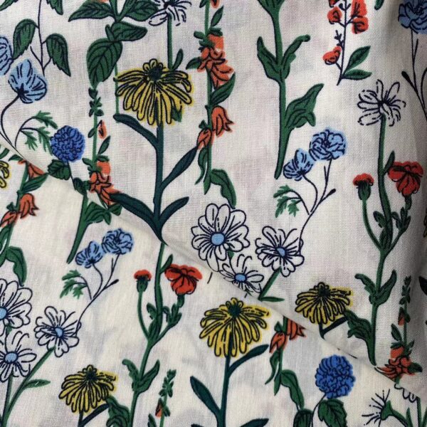 主图-03 100% Cotton Poplin Printed Fabric – Korean INS Style for Kids & Women’s Clothing, DIY Sewing Projects