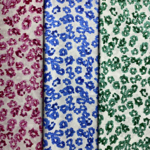 Floral Printed Cotton Fabric – 100% Cotton Plain Weave for Summer Dresses