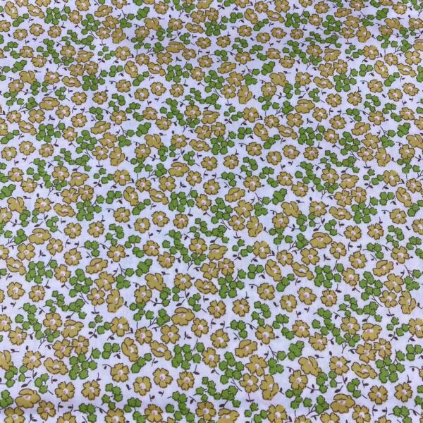 100% Cotton Printed Poplin Fabric — Floral DIY Sewing Material