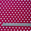 Stretch Cotton Poplin Fabric with 1.5cm Polka Dots — Reactive Printed Cloth for Shirts & DIY Crafts