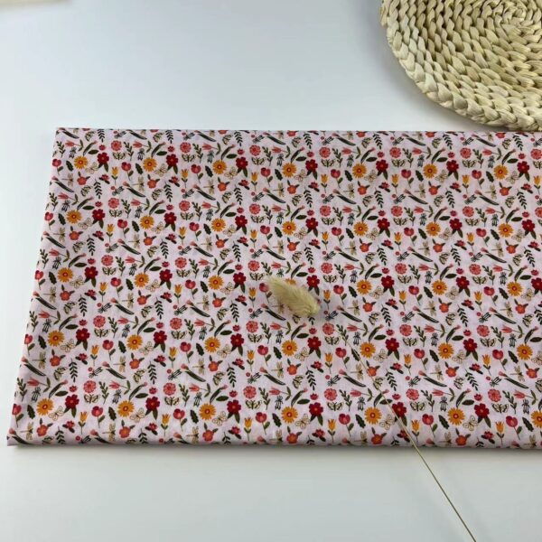 主图-04 Small Floral Cotton Poplin Fabric — Country Style Dress Material