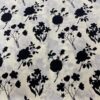 Black and White Cotton Poplin Fabric for Dresses and Pants — Reactive Print