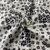 主图-04 100% Cotton Poplin Black & White Small Floral Fabric — Lightweight Apparel Use