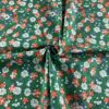 100% Cotton Poplin Green Small Floral Fabric — Lightweight Apparel Use