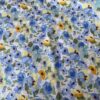 Small Floral Cotton Poplin Fabric – 100% Cotton Reactive Print for Dresses, Kidswear & Summer Pants
