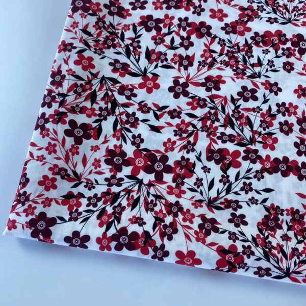 100% Cotton Reactive Printed Poplin Fabric — Smooth, Breathable & Colorfast