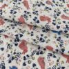 100% Cotton Reactive Printed Floral Fabric — Soft, Lightweight & DIY-Friendly