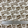100% Cotton Leaf Print Fabric — Lightweight & Breathable for Summer Apparel