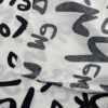 100% Cotton Alphabet Print Reactive Fabric — Soft & Breathable