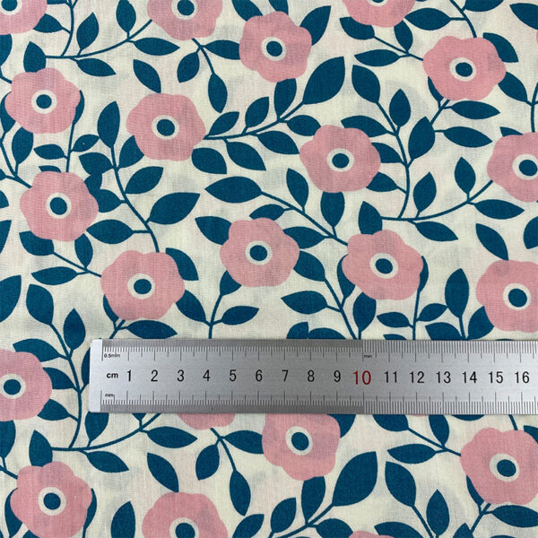 100% Cotton Crinkle Floral Printed Fabric — Soft & Airy for Summer Wear