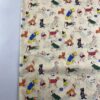 100% Cotton Digital Printed Cartoon Animal Fabric — Soft & Kid-Friendly Comfort