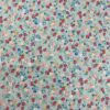 Reactive Printed Strawberry Floral Cotton Poplin Fabric – For Dresses, Kidswear & Homewear