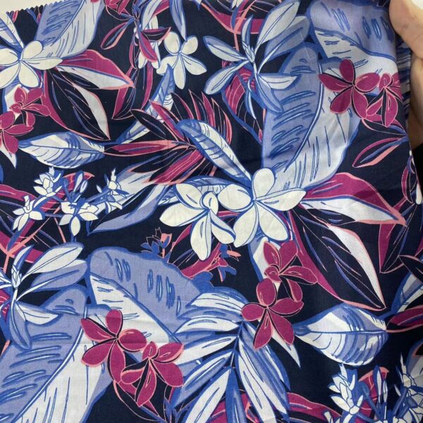 主图-04 Reactive Printed Cotton Poplin Fabric by the Yard for Dressmaking – 100% Cotton
