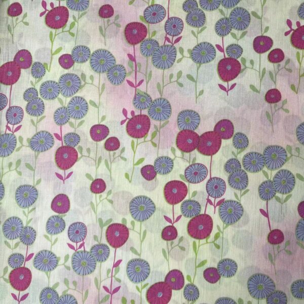 主图-05 Floral Cotton Poplin Fabric for Summer Wear — Korean INS Style for DIY Dresses & Loungewear