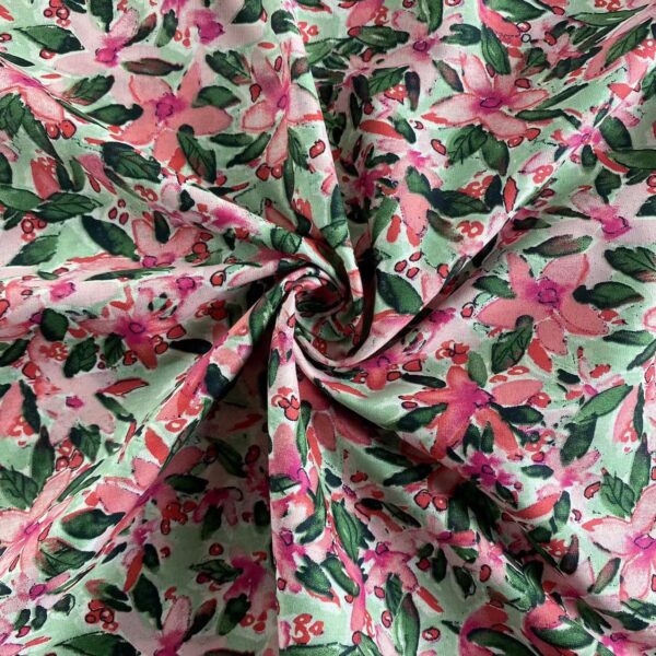 100% Cotton Poplin Oil-Painting Style Printed Fabric — JXL-FB-0588