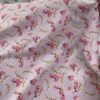100% Cotton Reactive Printed Floral Fabric — Smooth & Breathable Poplin