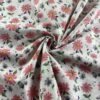 100% Cotton Reactive Daisy Printed Fabric — Soft & Colorfast Poplin