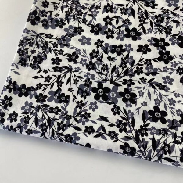 100% Cotton Reactive Printed Poplin Fabric — Smooth, Breathable & Colorfast