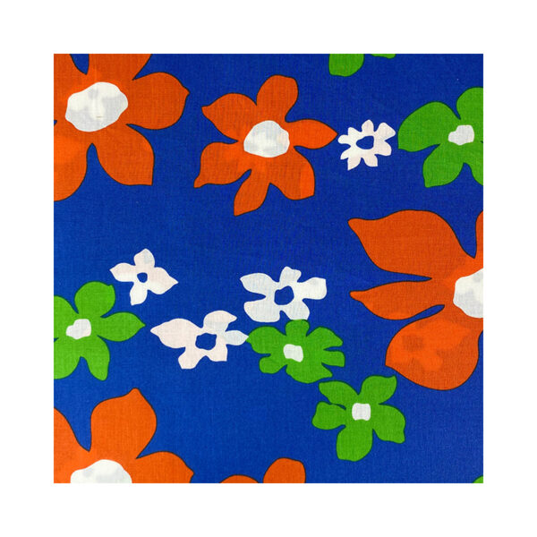 100% Cotton Sunflower Printed Fabric — Lightweight Reactive Print for Dresses & Shirts