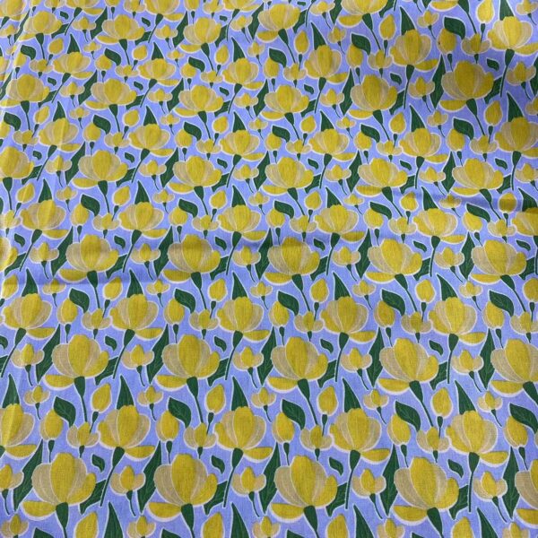 主图-05 40s Cotton Poplin Floral Print Fabric – 100% Cotton Reactive Print for Spring & Summer Fashion and Home Textiles