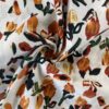 Tulip Floral 100% Cotton Poplin Fabric – Reactive Printed Plain Weave for Dresses & Apparel