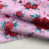 Country Style Small Floral Cotton Fabric – Reactive Printed Plain Weave for DIY & Apparel