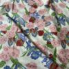 High-End Floral Cotton Poplin Fabric – 100% Cotton Reactive Printed Fabric for Dresses & Kidswear