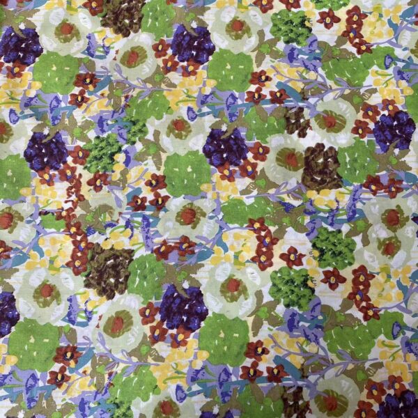 主图-05 Cotton Poplin Oil Painting Floral Fabric – Printed Fabric for Kidswear & Dresses