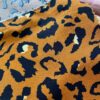 Leopard Print Cotton Fabric – 40s Reactive Printed Cloth for DIY & Fashion Sewing