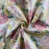 Large Floral Print Cotton Poplin Fabric – 100% Cotton for Dresses & Kidswear