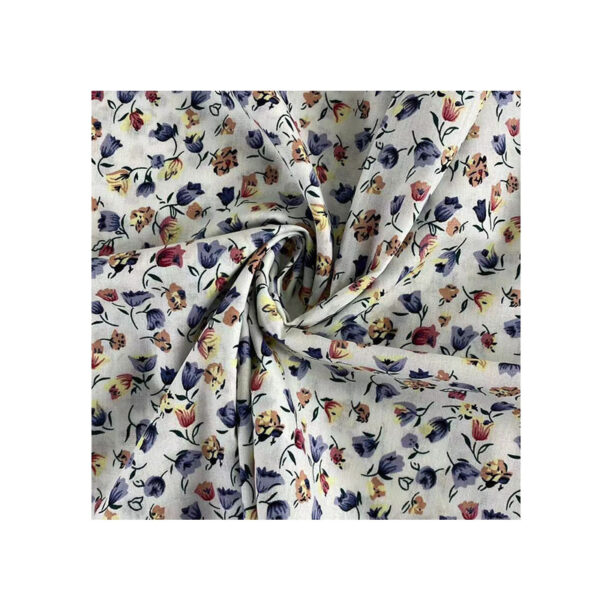 Japanese-Korean Style Floral Cotton Fabric – 100% Cotton for Kidswear & Dresses