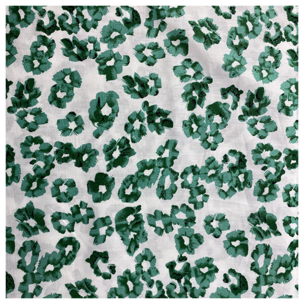 Floral Printed Cotton Fabric – 100% Cotton Plain Weave for Summer Dresses