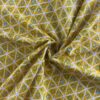 100% Cotton Printed Poplin Fabric — Geometric Pattern
