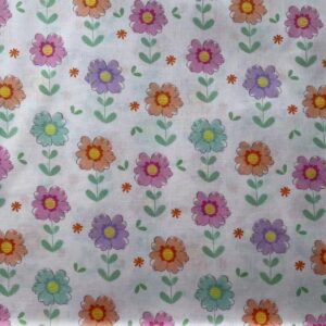 100% Cotton Digital Printed Cartoon Fabric — Korean INS Style for Kidswear & DIY Projects