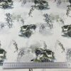 100% Cotton Digital Printed Fabric — Jiangnan Ink-Style Chinese Pattern