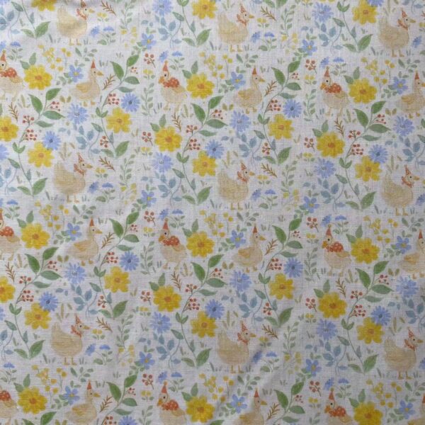 SKU-03-3 100% Cotton Digital Printed Cartoon INS-Style Fabric — Soft, Safe & Vibrant