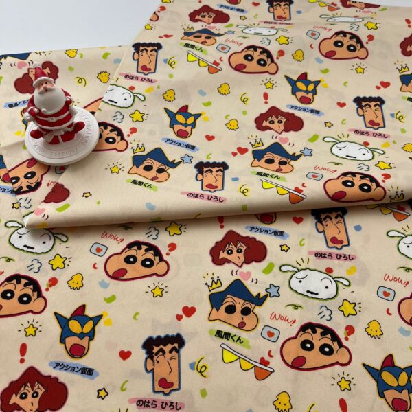100% Cotton Digital Printed Cartoon Fabric — Soft & Kid-Safe for Apparel