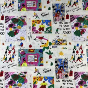 100% Cotton Digital Printed Oil-Painting Chinese Style Fabric — Artistic & Premium Texture