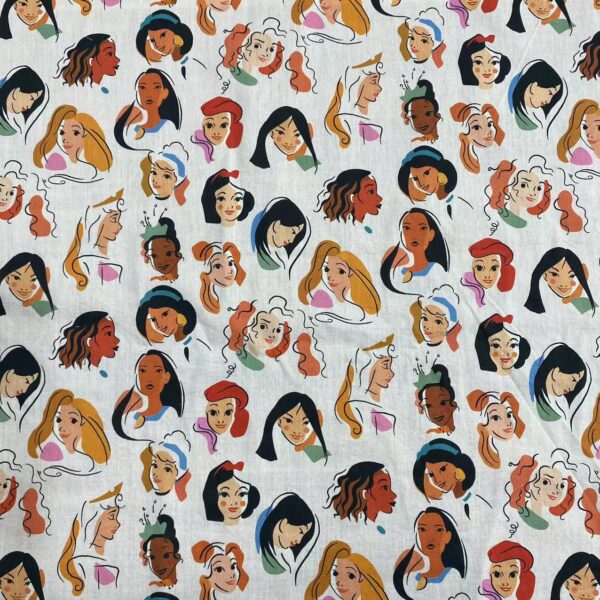主图-01 100% Cotton Digital Printed Fabric — European & American Portraits for Kidswear & Dresses