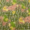 主图-01 100% Cotton Digital Printed 3D Oil Painting Garden Girl Fabric — Premium Kids & Women Apparel Material