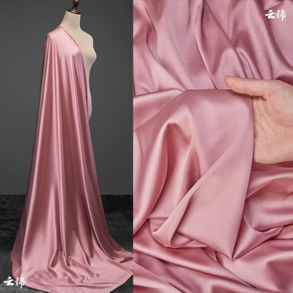 Rayon Satin Fabric — Silk-Like Acetate Finish for Garments & Lining